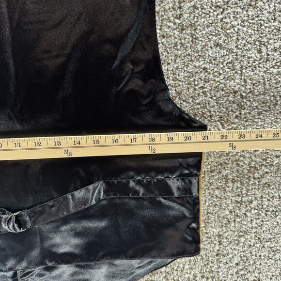 Scully Vest Suede Leather Men Large Tan Western Bourbon Snap Front New With Tags - Picture 14 of 16